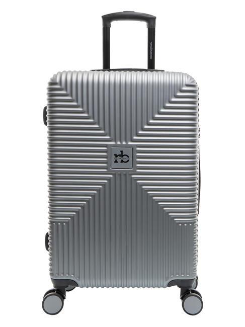 ROCCOBAROCCO ADVENTURE Mittelgroßer Trolley mittelgrau - Harte Trolleys