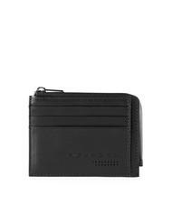 PIQUADRO URBAN  Kartenetui aus Leder mit Reißverschluss - Brieftaschen Herren