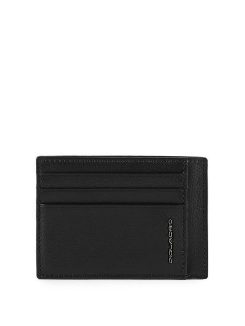 PIQUADRO MODUS SPECIAL  Kartenhalter aus Leder Schwarz - Brieftaschen Herren