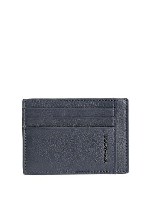 PIQUADRO MODUS SPECIAL  Kartenhalter aus Leder Blau - Brieftaschen Herren