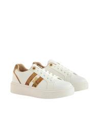 ALVIERO MARTINI PRIMA CLASSE GEO METALLIC LOGO Plateau-Sneaker Wei&szlig; - Damenschuhe - 1