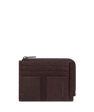 PIQUADRO WOLLEM Flache Geldbörse aus Leder MORO - Brieftaschen Herren - 1