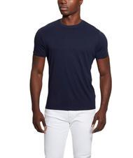 GUESS PIMA Baumwoll-T-Shirt mit gesticktem Logo smartblue - Herren-T-Shirts - 1