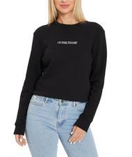 GUESS JEANS LOGO Sweatshirt mit normaler Passform und Rundhalsausschnitt jetbla - Sweatshirts Damen - 1