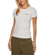 GUESS JEANS SLIM AMERICA Slim-Fit-T-Shirt purwei&szlig; - T-Shirts und Tops f&uuml;r Damen - 1