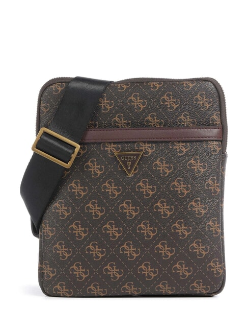 GUESS VEZZOLA Smart Flache Tasche braun/ocker - Umhängetaschen Herren