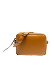 GIANNI CHIARINI LOGO PRINT Schlafzimmertasche aus glattem Leder - Damentaschen