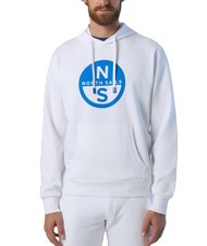 NORTH SAILS BASIC Kapuzenpullover mit Logo-Print Wei&szlig; - Sweatshirts Herren - 1