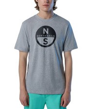 NORTH SAILS BASIC T-Shirt aus Baumwolle mit Logo-Print - Herren-T-Shirts