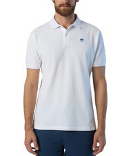 NORTH SAILS BASIC Kurzarm-Poloshirt aus Baumwolle Wei&szlig; - Herren-Polo-Shirts/Herren-Polo-Shirt/Herrenpoloshirt/Herrenpoloshirts - 1