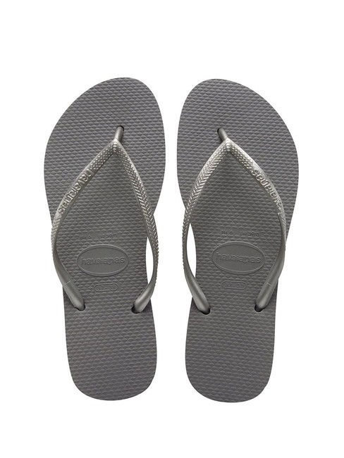 HAVAIANAS Infradito SCHLANK Stahlgrau - Damenschuhe