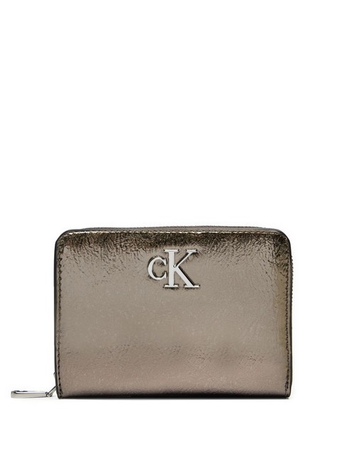 CALVIN KLEIN CK JEANS MINIMAL MONOGRAM  Mittlere Geldbörse Rotguss - Brieftaschen Damen