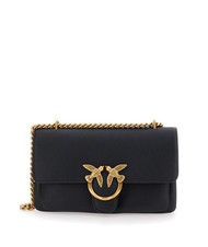 PINKO LOVE SOFT MINI Schulter-/Umh&auml;ngetasche schwarz-antikgold - Damentaschen - 1