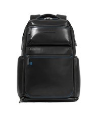 PIQUADRO BLUE SQUARE  15,6-Zoll-Laptop-Rucksack aus Leder - PC-Rucksäcke