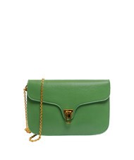 COCCINELLE BEAT ROCK Klappentasche aus rissigem Leder Pfefferminze - Damentaschen - 1