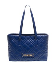 LOVE MOSCHINO QUILTED  Schulter-Shopper Blau - Damentaschen - 1