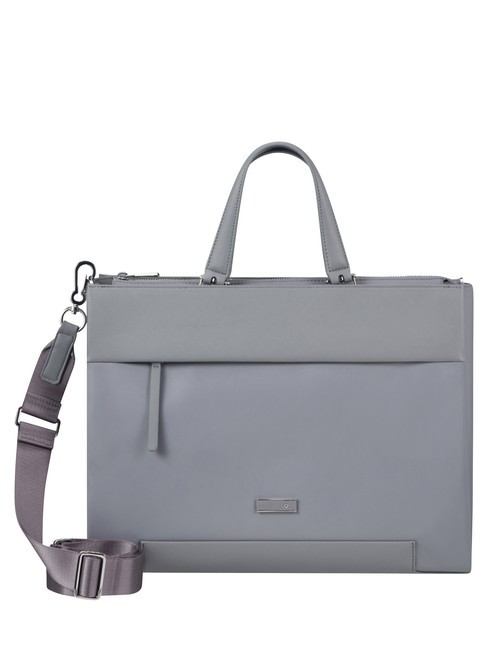 SAMSONITE ZALIA 3.0  14,1-Zoll-Laptoptasche mit Schultergurt silbergrau - Arbeitstaschen