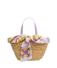 YNOT JAVA Mittelgroße Strandtasche aus Stroh - Damentaschen