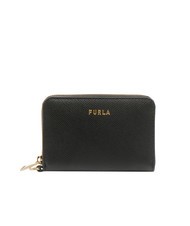 FURLA GARDENIA Kleine Lederbrieftasche mit umlaufendem Reißverschluss - Brieftaschen Damen