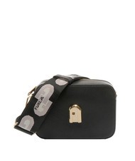 FURLA GARDENIA Kameratasche aus Leder mit Keria-Print - Damentaschen