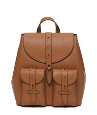 FURLA GARDENIA Lederrucksack mit Keria-Print Brandy - Damentaschen - 1