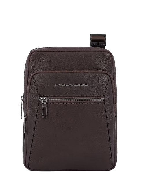 PIQUADRO RHINO Lederumhängetasche für 11" iPad MORO - Umhängetaschen Herren