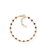 AMEN TENNIS Silberarmband mit blauen Zirkonen - Armbänder