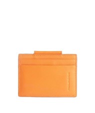 PIQUADRO URBAN  Kartenhalter aus Leder ORANGE - Brieftaschen Herren - 1