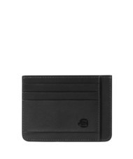 PIQUADRO DAVID Flaches Kreditkartenetui aus Leder - Brieftaschen Herren