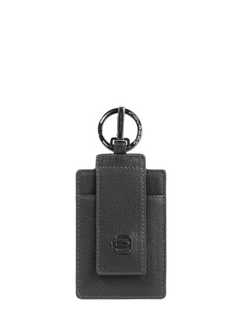 PIQUADRO CARL Schlüsselanhänger aus Leder Schwarz - Schlüsselanhänger und Schlüsseletuis