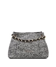 ROCCOBAROCCO ADELE Tasche aus Fischgrätenstoff mit Schultergurt - Damentaschen