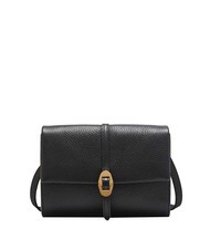 COCCINELLE DORIAN Mini-Umh&auml;ngetasche aus geh&auml;mmertem Leder Schwarz - Damentaschen - 1