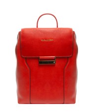 PIQUADRO W99  Lederrucksack ROT - PC-Rucks&auml;cke - 1