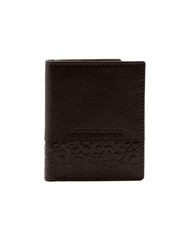 ROCCOBAROCCO BRYAN Vertikale Lederbrieftasche braun - Brieftaschen Herren - 1