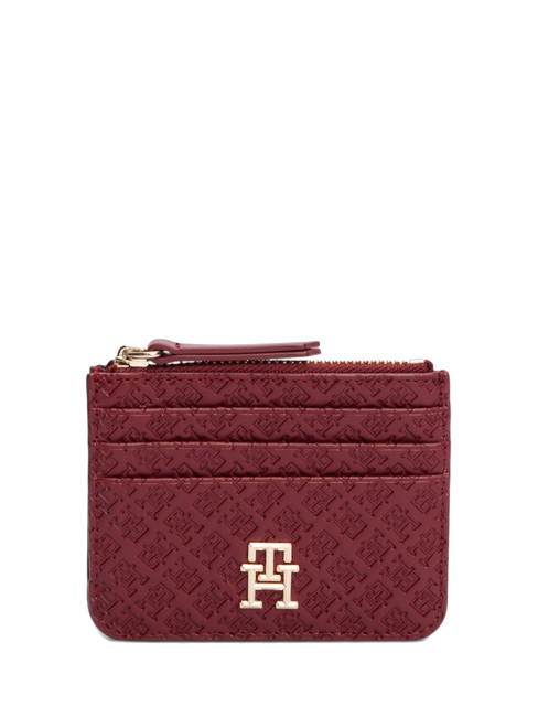 TOMMY HILFIGER TH ETERNITY Kartenhalter mit Reißverschluss Himbeertrüffel - Brieftaschen Damen
