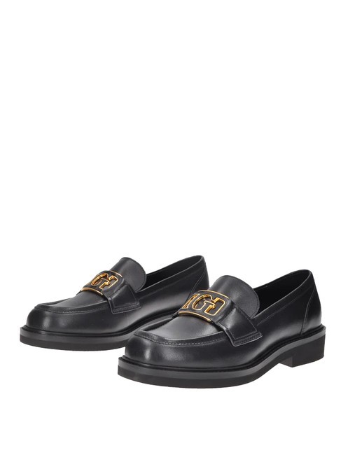 GUESS SHUTTLE  Mokassins aus Leder SCHWARZ - Damenschuhe