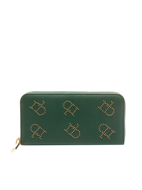 ROCCOBAROCCO LOLA Große Geldbörse mit umlaufendem Reißverschluss Grün - Brieftaschen Damen