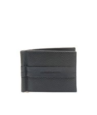 ROCCOBAROCCO JOHN Ledergeldbörse mit Clip Marine - Brieftaschen Herren - 1