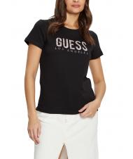 GUESS SS CN PYTHON Baumwoll-T-Shirt jetbla - T-Shirts und Tops für Damen - 1