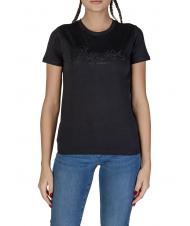 GUESS SS SCRIPT LACE LOGO EASY  Baumwoll-T-Shirt - T-Shirts und Tops für Damen