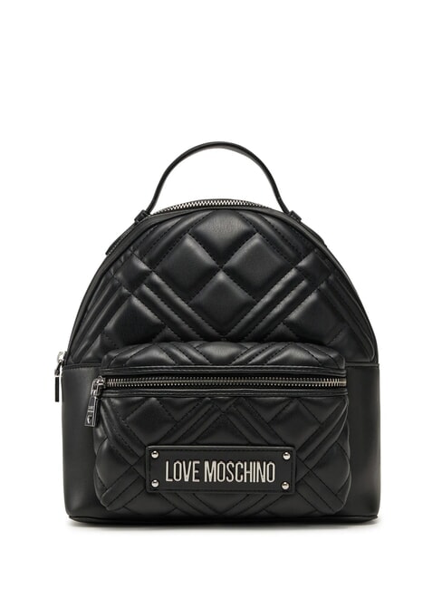 LOVE MOSCHINO QUILTED Rucksack mit Tasche Schwarz Schwarz - Damentaschen