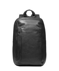 PIQUADRO P15 PLUS 14-Zoll-Laptop-Rucksack aus Leder Schwarz - PC-Rucksäcke - 1