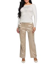 GUESS LS TRIANGLE  T-Shirt mit Logo dovwhi - Damenpullover - 1