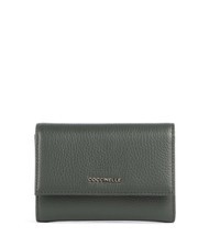COCCINELLE METALLIC SOFT Bifold-Brieftasche aus geh&auml;mmertem Leder - Brieftaschen Damen