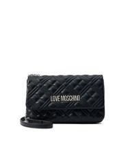 LOVE MOSCHINO QUILTED Kleine Umhängetasche Schwarz Schwarz - Damentaschen - 1