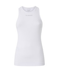 PINKO DISTINTO Geripptes Tanktop strahlend weiß - T-Shirts und Tops für Damen - 1