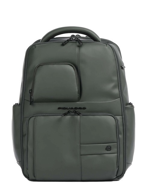 PIQUADRO WOLLEM Rucksack für 14" PC/12,9" iPad GRÜN - PC-Rucksäcke