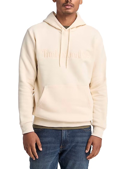 TIMBERLAND EMBROIDERY TONAL Kapuzenpullover weißer Rauch - Sweatshirts Herren