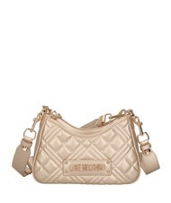 LOVE MOSCHINO QUILTED LM Umhängetasche Gold - Damentaschen - 1