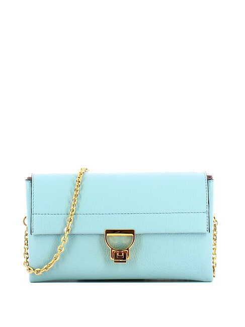 COCCINELLE ARLETTIS  Mini-Umhängetasche aus Leder blaues aquarell - Damentaschen